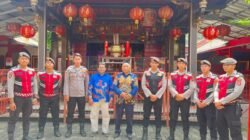 Patroli Monitoring Vihara Imlek 2577 Kongzili, Polresta Cirebon Pastikan Situasi Kondusif