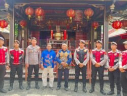 Patroli Monitoring Vihara Imlek 2577 Kongzili, Polresta Cirebon Pastikan Situasi Kondusif