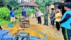 Masyarakat Beserta Kodim 0207, Doa Bersama Awali Pengeboran Sumur TMMD ke-127 di Dusun Raya Mas Simalungun