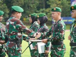 Gubernur Akmil Magelang Berikan Penghargaan Prajurit Berprestasi , dan Bacakan Amanat Kasad