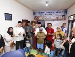 Wakil Wali Kota Batu Heli Suyanto Hadiri Penyerahan 173 Paket Sembako di Yayasan Anugerah Kasih
