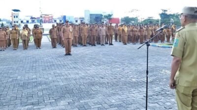 Apel Pagi ASN di Pamatang Raya, Bupati Simalungun Tekankan Irigasi dan Disiplin Pelayanan