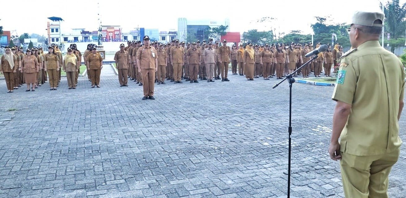 Apel Pagi ASN di Pamatang Raya, Bupati Simalungun Tekankan Irigasi dan Disiplin Pelayanan