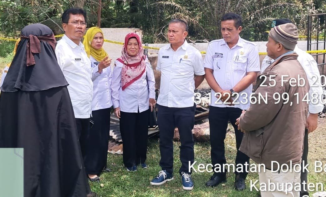 Pemkab Simalungun Salurkan Bantuan untuk Korban Kebakaran di Serbalawan