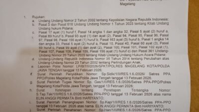Tiga Remaja Putri di Magelang Diamankan Polisi Terkait Dugaan Penganiayaan Pelajar di Bawah Umur