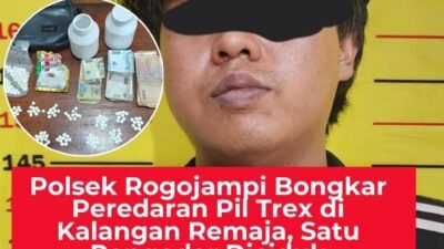 Polsek Rogojampi Bongkar Peredaran Pil Trex di Kalangan Remaja, Satu Pengedar Diciduk