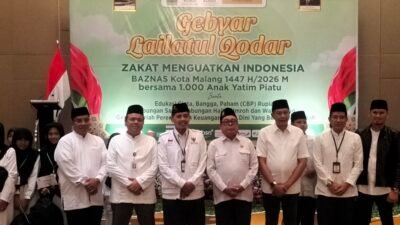 Gebyar Lailatul Qadar, BAZNAS Kota Malang Santuni 1.000 Anak Yatim di Hotel Grand Mercure