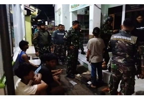 Kodim 0614/Kota Cirebon Gelar Patroli Kondusifitas Selama Ramadan Amankan Pelaku Balap Lciar