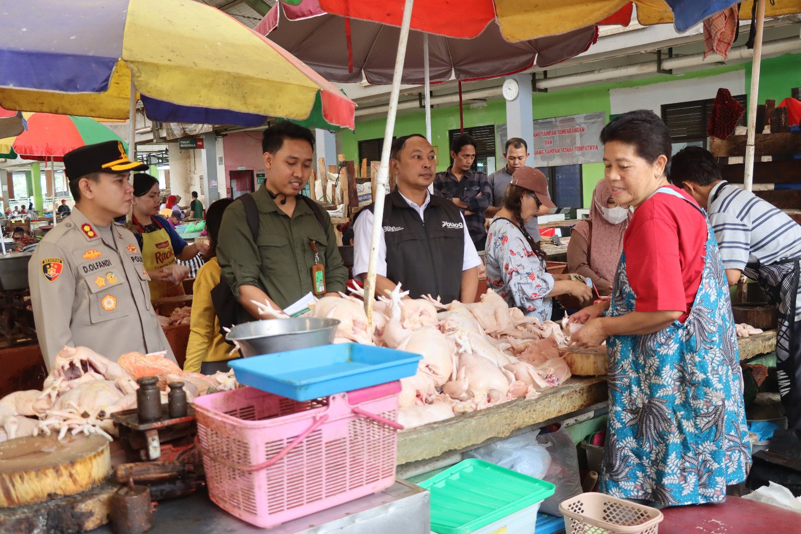 Kapolres Magelang Kota Bersama Tim Pantau Harga Pangan, Pastikan Stabilitas Pasokan Dan Kendalikan Inflasi