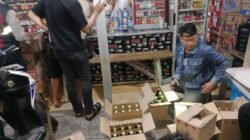 Polres Bangkalan Amankan Ratusan Botol Miras dalam Operasi Cipta Kondisi Ramadan