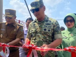 Jembatan Gantung Kriyan Telah Diresmikan oleh Pangdam III/Siliwangi Menjadi Jembatan Perintis Garuda III