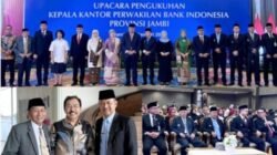 Hadiri Pengukuhan Kepala BI Jambi, Wabup Murison Apresiasi Peran Strategis Bank Indonesia