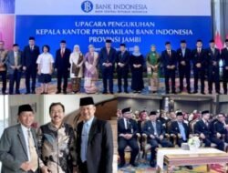 Hadiri Pengukuhan Kepala BI Jambi, Wabup Murison Apresiasi Peran Strategis Bank Indonesia