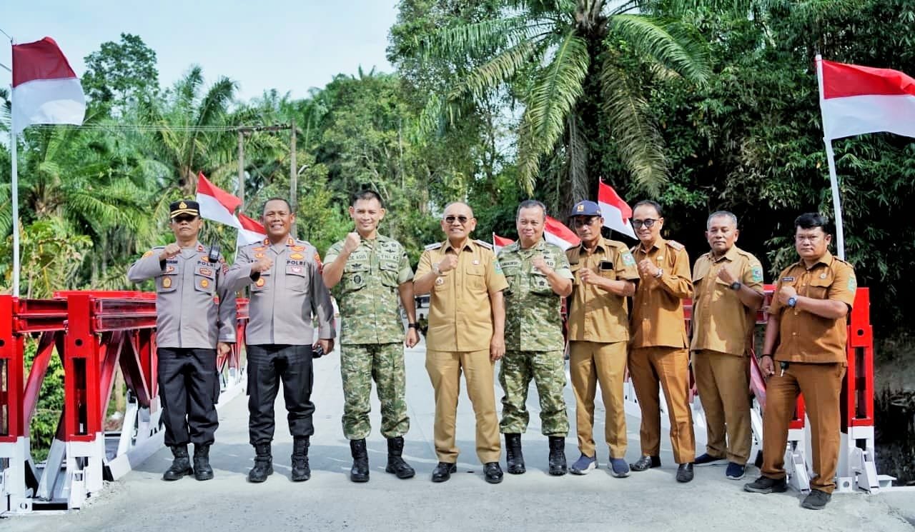Bupati Simalungun Resmikan Jembatan Garuda di Tanah Jawa, Wujud Sinergi TNI dan Rakyat Membuka Akses Desa
