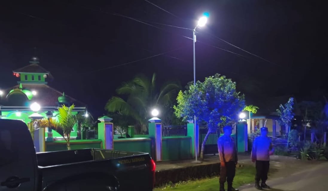 Polsek Pematang Sawa Patroli Tarawih, Situasi Pekon Guring Kondusif