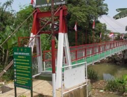 Jembatan Gantung Kriyan Kembali Beroperasi, Kini Bernama Jembatan Gantung Perintis Garuda