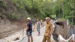 Wawako Azhar Hamzah Tinjau Perbaikan Jalan Pasca Longsor di KM 4 Puncak