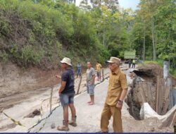 Wawako Azhar Hamzah Tinjau Perbaikan Jalan Pasca Longsor di KM 4 Puncak