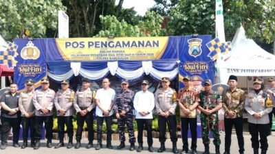 Tinjau Pos Pam di Bangkalan, Forkopimda Jamin Keamanan dan Kelancaran Arus Mudik Jelang Lebaran