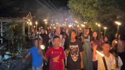 Perbedaan Idulfitri Tak Jadi Sekat, Pawai Obor Perkuat Persatuan di Bulukumba