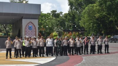973 Personel Gabungan Polri, TNI dan Pemerintah Siap Amankan Pawai Takbiran di Kota Mataram