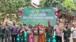 Dandim 0614/Kota Cirebon Dampingi Danrem 063/SGJ Resmikan Jembatan Perintis Garuda Sumurwuni