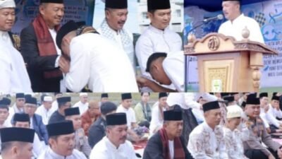 Idul Fitri di Bukit Tengah, Bupati Monadi Ajak Perantau dan Masyarakat Bersinergi Bangun Kerinci