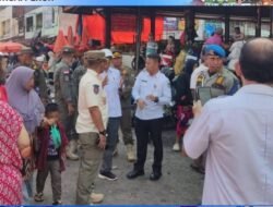 Sidak Pasar Pasca Lebaran, Sekda Alfian Cek Penertiban dan Kesiapan Petugas