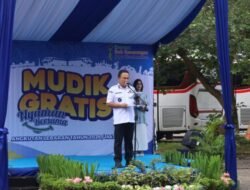 Bupati Dian Lepas Peserta Program Balik Mudik Gratis Kemenhub