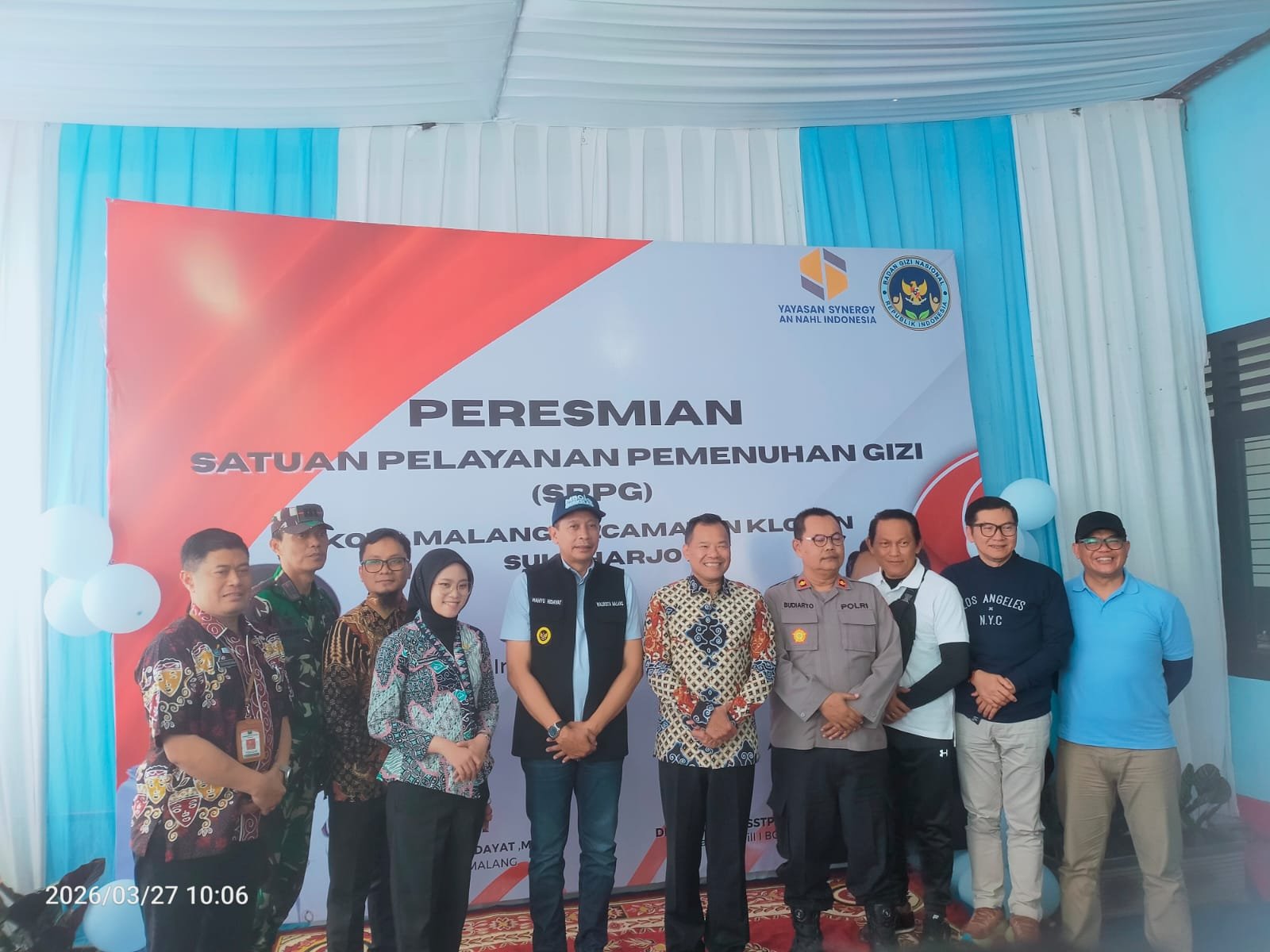 Pemkot Malang Resmikan SPPG Sukoharjo II, Perkuat Layanan Pemenuhan Gizi Masyarakat