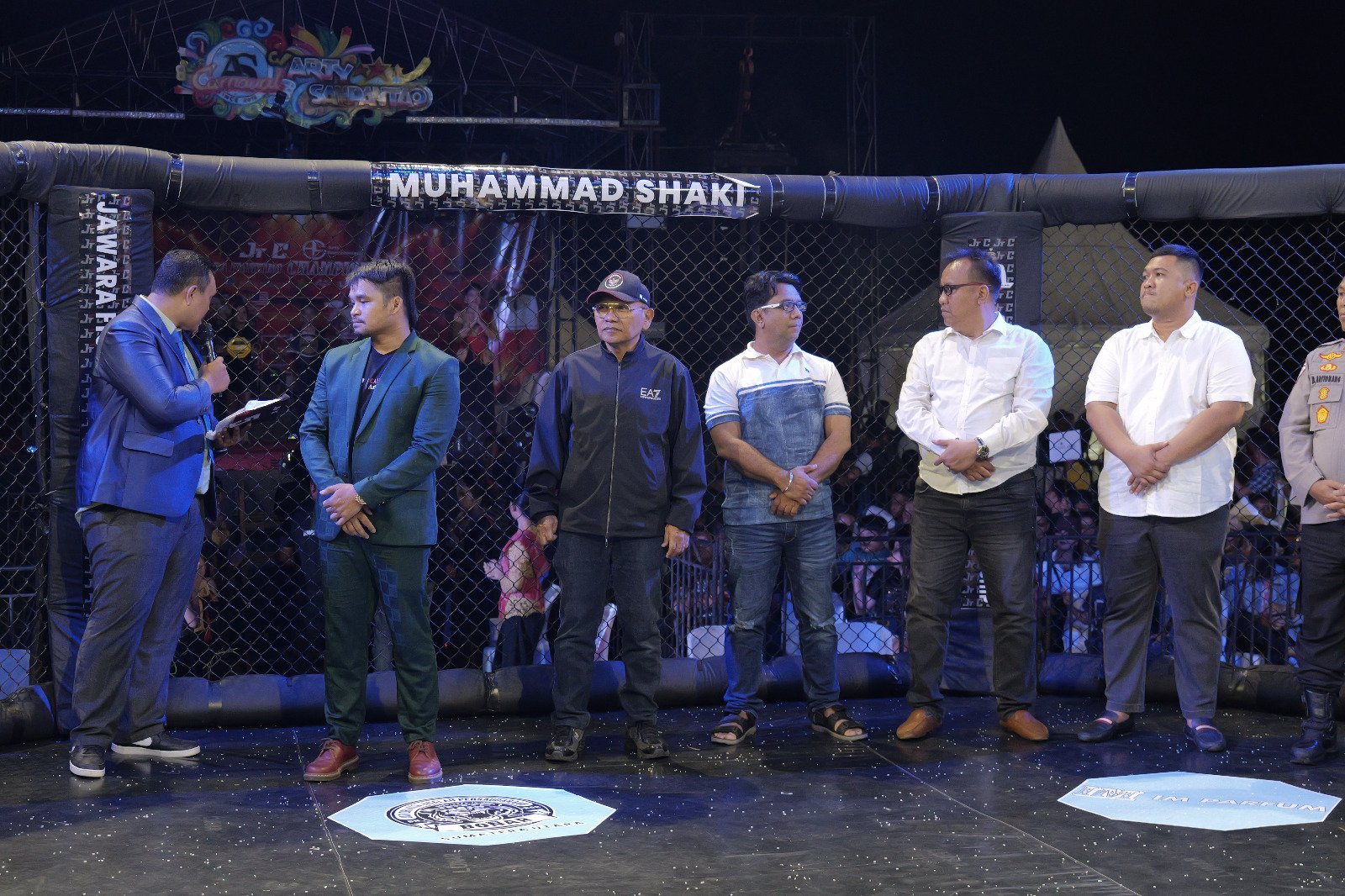 Jawara Fighting Championship Guncang Perdagangan, Bupati Simalungun Harap Lahir Petarung Dunia dari Daerah