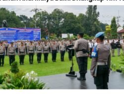 Polresta Cirebon Gelar Apel Konsolidasi Oprasi Ketupat Lodaya 2026 Dilanjutkan Halal Bihalal