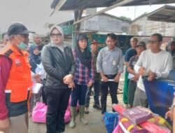 Bupati Dillah Tinjau Korban Kebakaran Pasar Blok D Pandan Jaya, Salurkan Bantuan dan Beri Semangat