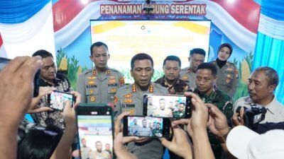 Polresta Sidoarjo Tanam Jagung Serentak Kuartal I, Komitmen Dukung Swasembada Pangan