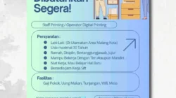 Lowongan Kerja Malang: FC Sarjana Copy Center Buka Posisi Staff Printing