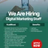Lowongan Kerja Digital Marketing Staff, Terbuka untuk Lulusan D3/S1, Simak Kualifikasinya