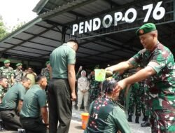 Dandim 0614/Kota Cirebon Pimpin Apel Kenaikan Pangkat dan Pelepasan Purna Tugas