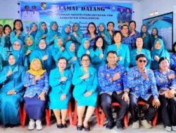 Nagori Bandar Tinggi Jadi Percontohan Tertib Administrasi PKK, Momentum Pengukuhan Ketua PKK Kecamatan Bandar Masilam