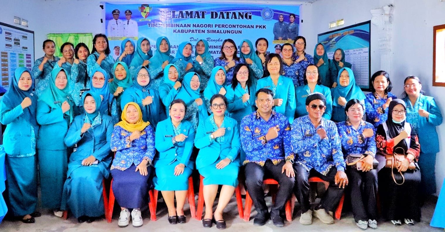 Nagori Bandar Tinggi Jadi Percontohan Tertib Administrasi PKK, Momentum Pengukuhan Ketua PKK Kecamatan Bandar Masilam