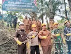 Groundbreaking Jembatan Aramco di Tanah Jawa, Pemkab Simalungun Dorong Akses Ekonomi Desa