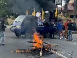 Unras Lanjutan PMII Berlangsung Panas di Mapolres Bulukumba ” Menuntut Penegakan Hukum Yang dinilai Tumpang Tindih”