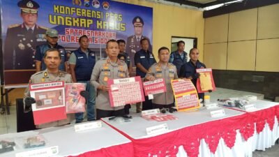 Satresnarkoba Polresta Sidoarjo Ungkap 19 Kasus Narkoba, 25 Tersangka Diamankan