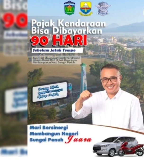 Bayar Pajak Lebih Awal, Pemkot Sungai Penuh Ajak Warga Manfaatkan Kemudahan 90 Hari Sebelum Jatuh Tempo