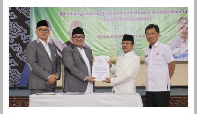 Wali Kota Ajak MUI Perkuat Peran dalam Edukasi Lingkungan dan Moral Masyarakat