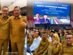 Bupati Kerinci Monadi, S.Sos., M.Si.  menHadiri Rakor Nasional Mitigasi Kekeringan Lahan Pertanian