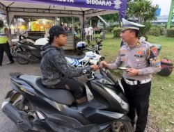 Ratusan Pelanggar Lalu Lintas di Sidoarjo Terjaring ETLE Handheld