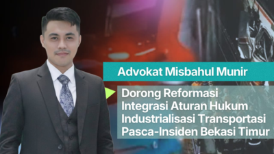 Advokat Misbahul Munir Dorong Reformasi, Aturan Hukum Industrialisasi Transportasi Pasca-Insiden Bekasi Timur