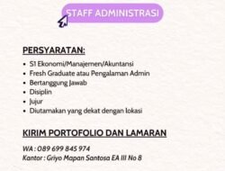 PT Binausaha Karta Arkasa Buka Lowongan Staff Administrasi, Fresh Graduate Dipersilakan Melamar