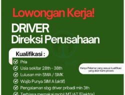 Kayarasa Dapur Nusantara Buka Lowongan Driver Direksi Perusahaan, Cek Syaratnya!