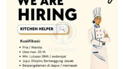 Lowongan Kerja Kitchen Helper di Wardeng Sambro Matsumura.